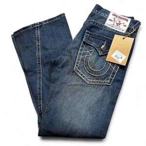 True Religion Super T Billy‎ Big T brand new flare jeans size 36